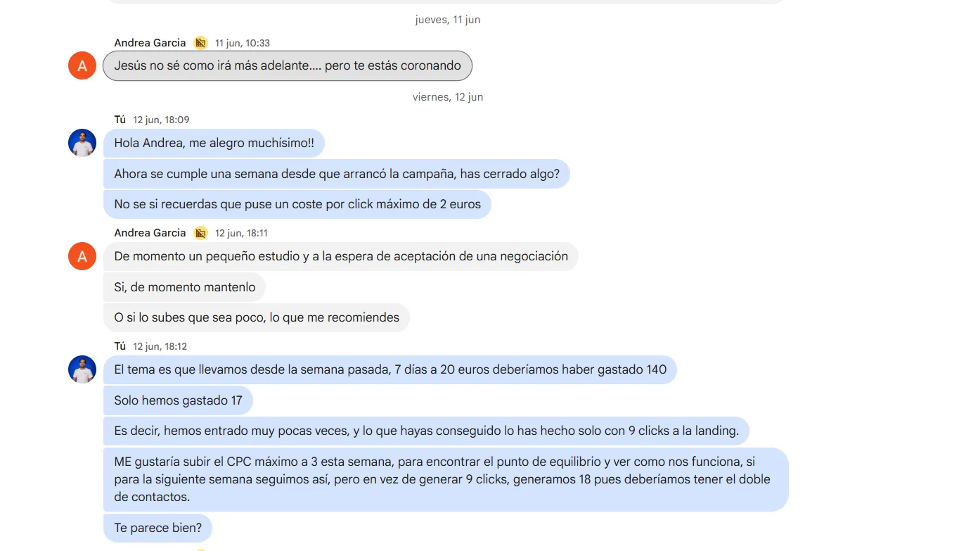 andrea garcía caso de éxito
